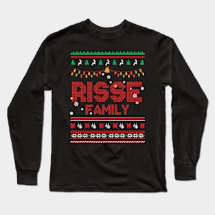 Risse Family Christmas, Name Xmas , Merry Christmas, Name , Birthday, Middle name Long Sleeve T-Shirt